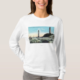 Camiseta Opinião LighthouseCape idoso e novo Henry, VA