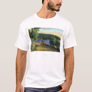 Camiseta Opinião marinha da movimentação da costa norte