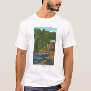 Camiseta Opinião nova da ponte de Hwy do estado da falha d