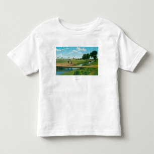 Camiseta Opinião o jogador de golfe que bate a bola