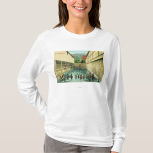 Camiseta Opinião os nadadores nos banhos