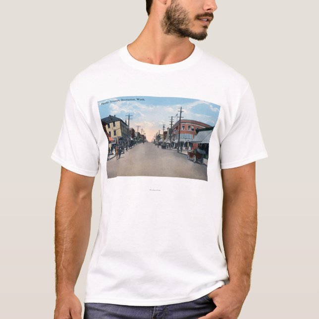 Camiseta Opinião pacífica da avenida (Frente)