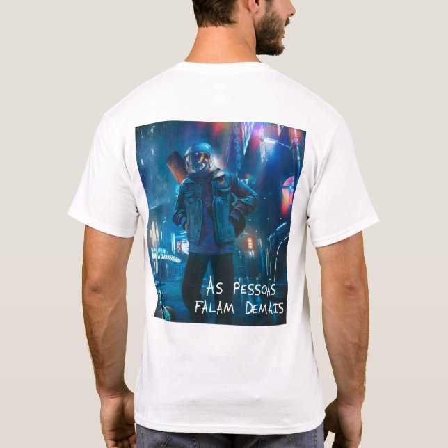 Camiseta Opiniões (Modelo II) (Verso)