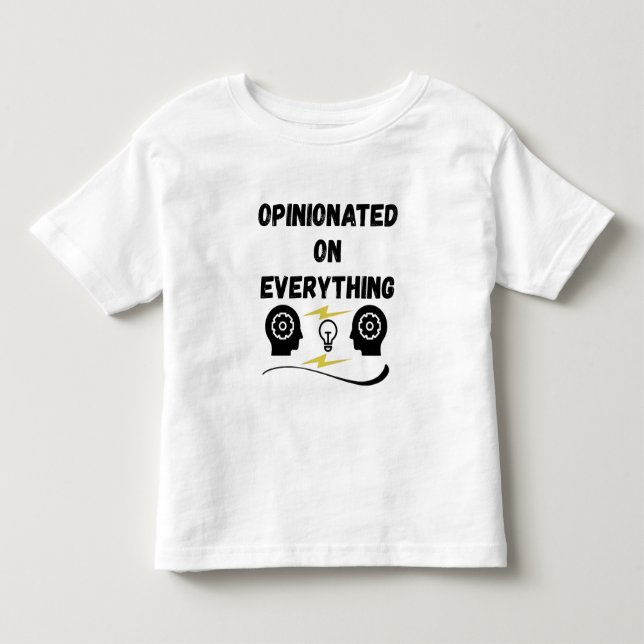 Camiseta Opinionado sobre tudo (Frente)