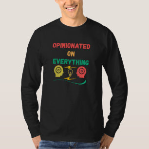 Camiseta Opinionado sobre tudo