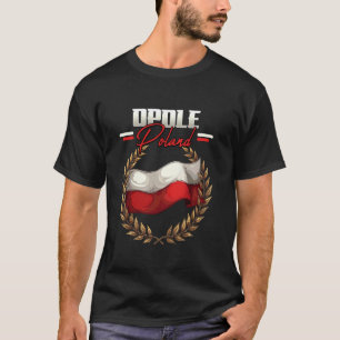 Camiseta Opole Polônia Viagem Bandeira Polonesa Polska