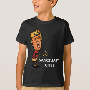 Camiseta Oponente da Cidade Santuário Aplicação da Lei Patr