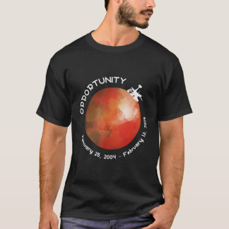 Camiseta Oportunity Rover 2004 2019 Mars Mission Rip Desig