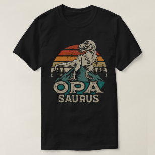 Camiseta Oposauro Dinossauro Vovô Dia de os pais Saurus 