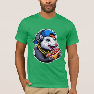 CAMISETA OPOSSUM COMER CACHORRO QUENTE
