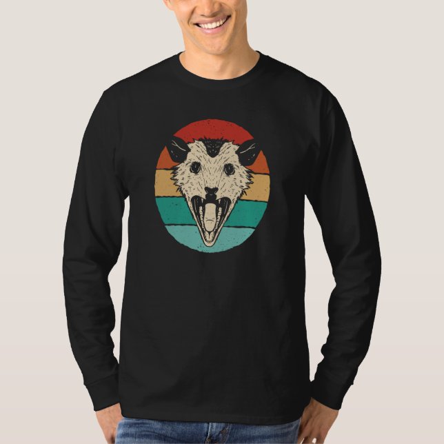 Camiseta Opossum Rainbow Colour for Men Women and Children (Frente)