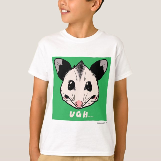Camiseta Opossum "UGH..." (Frente)