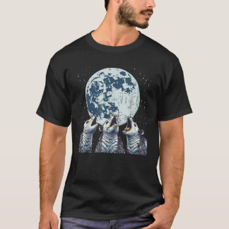 Camiseta Opossums Cursed Moon Howl Funny Possum Meme Men Wo