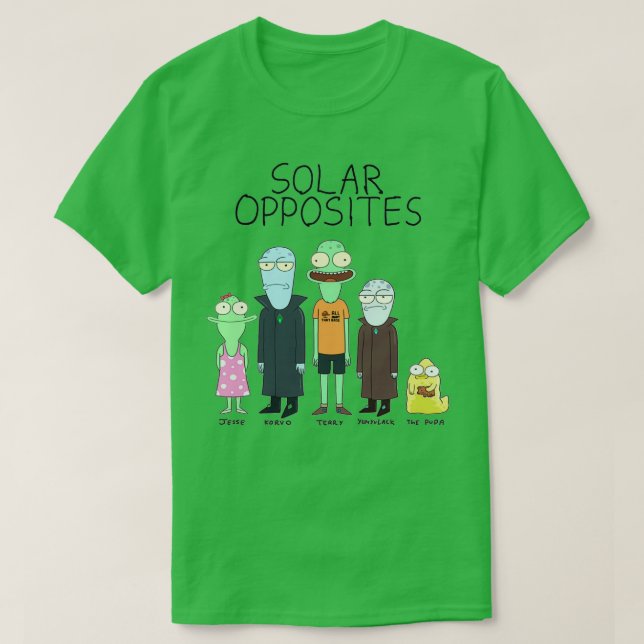 Camiseta Opostos Solares (2) (Frente do Design)
