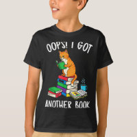Ops, eu tenho outro livro leitor de gato engraçado