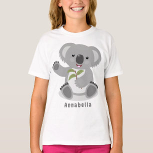 Camiseta Óptica de desenho animado, feliz e bonito