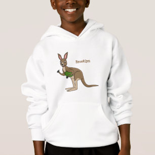 Camiseta Óptica ilustração de canguru australiano feliz
