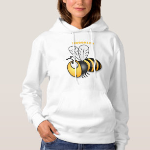Camiseta Óptica ilustração de desenho animado de abelha fel