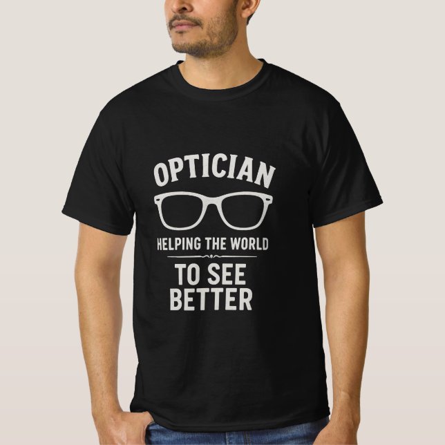 Camiseta Optician See Clearly (Frente)