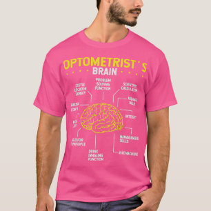 Camiseta Óptico Cérebro Óptico Óculos Optomeçaria Olhos Sus