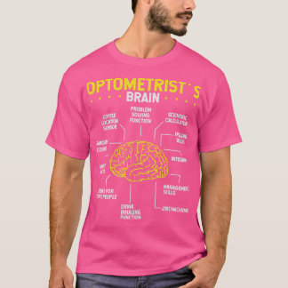 Camiseta Óptico Cérebro Óptico Óculos Optomeçaria Olhos Sus