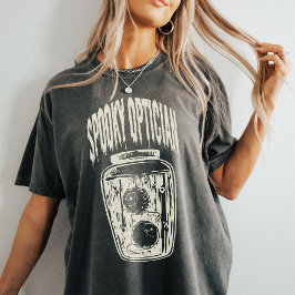 Camiseta Óptico de Halloween, Optometria Spooky Jar