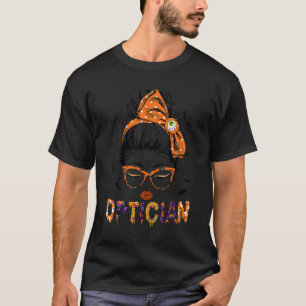 Camiseta Óptico Doutor Halloween Mensy Bun Eyeglass O