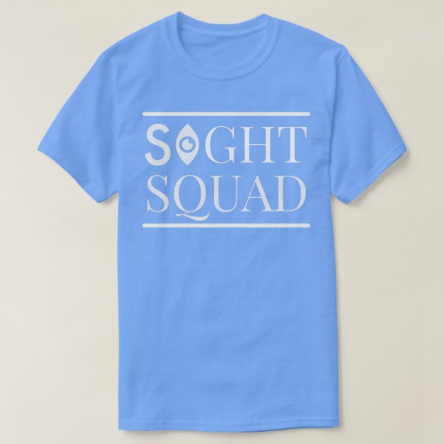 Camiseta Optometria do Esquadrão de Visão (Frente do Design)