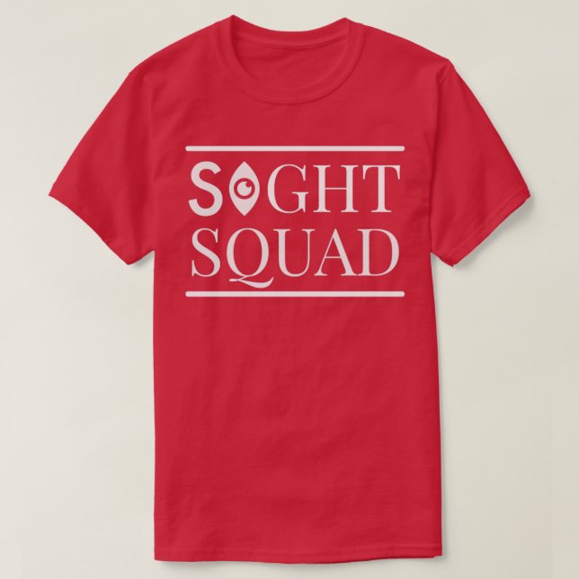 Camiseta Optometria do Esquadrão de Visão 1 (Frente do Design)