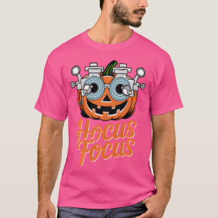 Camiseta Optometria do Halloween do Hocus Focus Optometry O