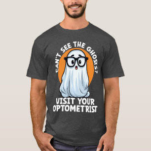 Camiseta Optometria Halloween Optometrista Médico Ocular Tr