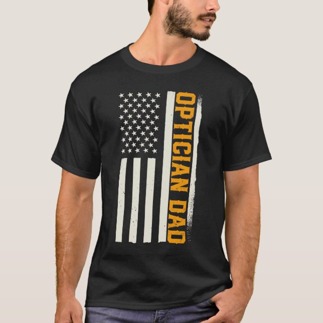 Camiseta Optometria Oftalmologista Patriótica Op (Frente)