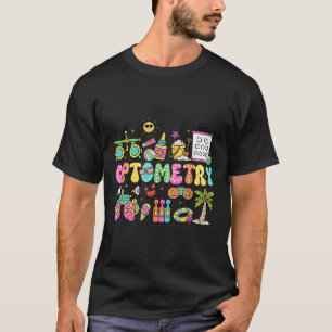 Camiseta Optometria Vibrações de Verão Oftalmologia Técnico
