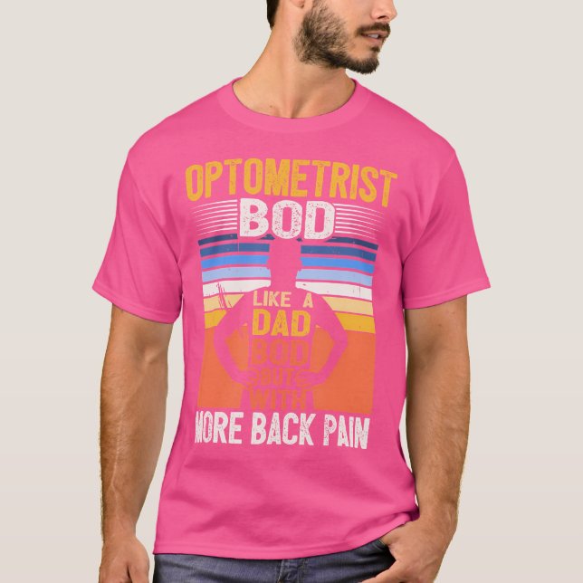 Camiseta Optometrista Como Um Oftalmologista De Bacalhau Pa (Frente)