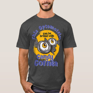 Camiseta Optometrista engraçado Candy Cornea Eye Doutor Hal