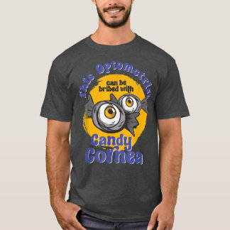 Camiseta Optometrista engraçado Candy Cornea Eye Doutor Hal