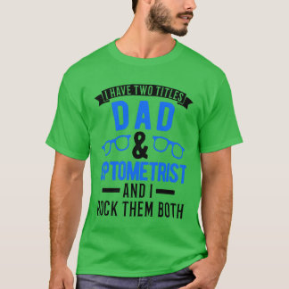 Camiseta Optometrista pai Padre Retro