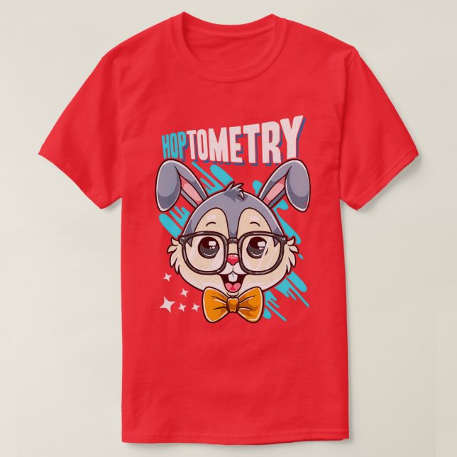 Camiseta Optometry Easter Hoptometry Optometrist Gift (Frente do Design)
