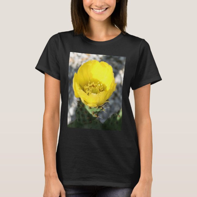 Camiseta Opuntia Ficus Indica Flor Da Cl De Pera (Frente)