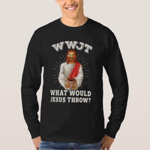 Camiseta OQJS O que Jesus jogaria louça engraçada