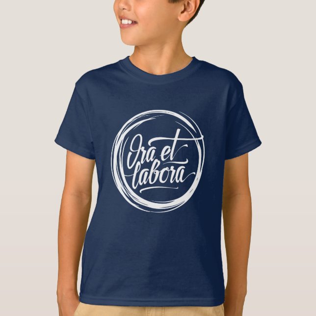 Camiseta Ora et labora (Frente)