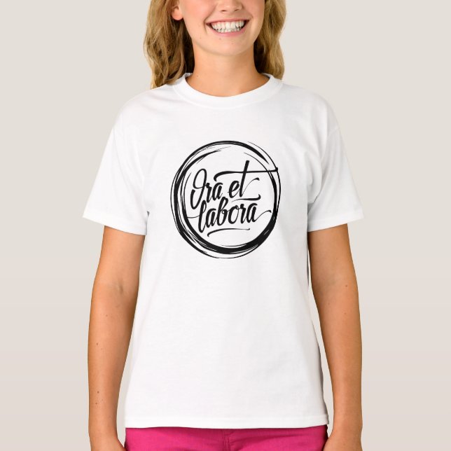 Camiseta Ora et labora (Frente)