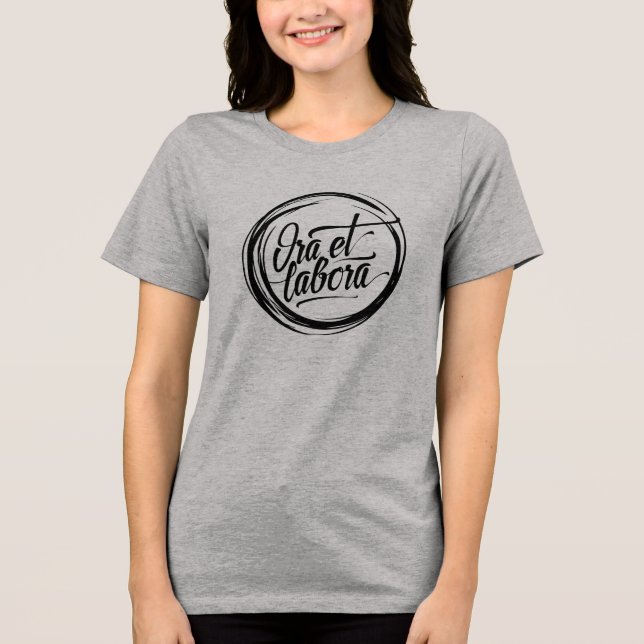 Camiseta Ora et labora (Frente)
