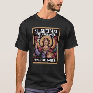 Camiseta Oração ao Arcanjo São Miguel Padroeiro Protetor 