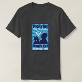 Camiseta Oração ao Humor Wifi de Conexão Sem Fio Original