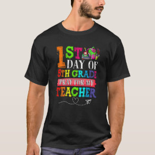 Camiseta Oração Bonita Para O Meu Professor Primeiro Dia Da