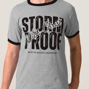 Camiseta Oração Cristianismo Bíblia Crente Gráfico Cinza