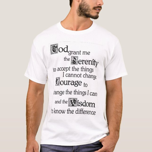 CAMISETA ORAÇÃO DA SERENIDADE (Frente)