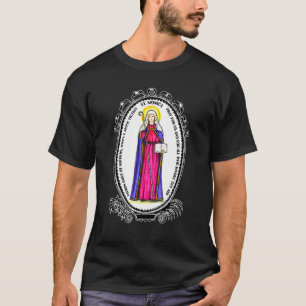 Camiseta Oração de Santa Mônica Vítimas de Infidelidade Esp