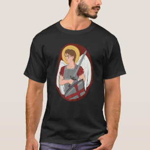 Camiseta Oração de São Miguel Arcanjo Católica Tradicional